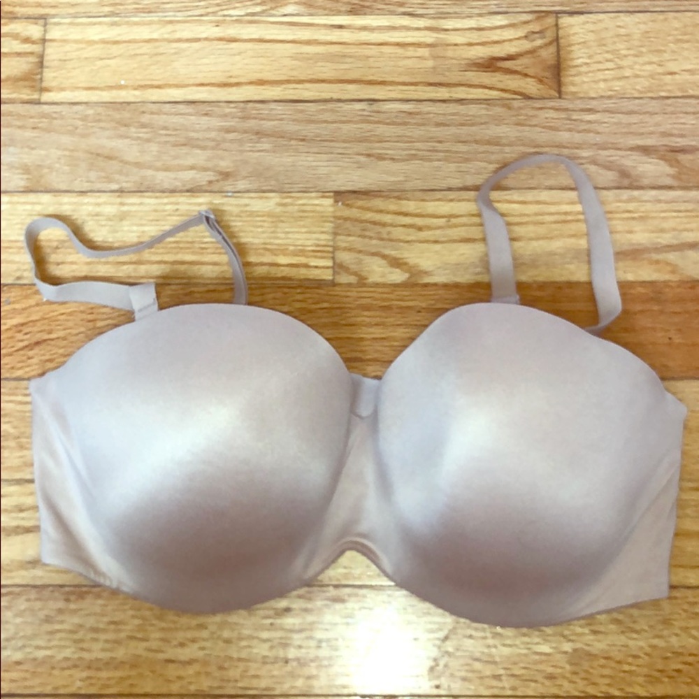 Body by Victoria lined strapless bra